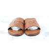 Hermes Pacific Leather Sandals Slippers Gold 40.5 155484148 [P]