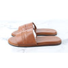 Hermes Pacific Leather Sandals Slippers Gold 40.5 155484148 [P]
