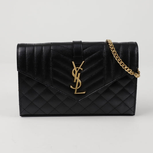 Saint Laurent Cassandra Envelope Chain Shoulder Crossbody Bag 154527481 [P]