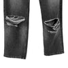 RECTO. Herrliche Destroyed Denim Waschung Weite Hose Schwarz S 155485825 [P]