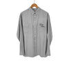 Dior Men's Cotton Stripe Oxford Shirt Grey 39 155485839 [P]