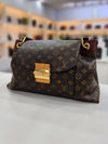 LOUIS VUITTON Monogram Canvas Schultertasche Bordeaux 155485848 [P]