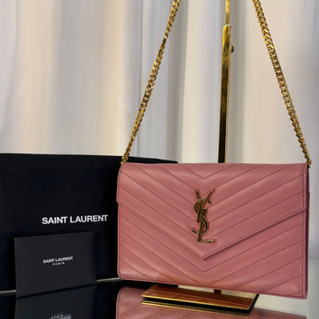 SAINT LAURENT マトラッセ エンベロップ クロスボディバック 377828 155486332