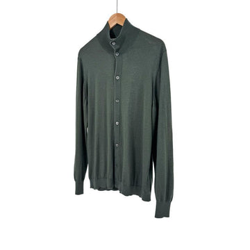 BRUNELLO CUCINELLI シルクカシミアコンバーチブルニットカーディガン カーキ 56 155485844