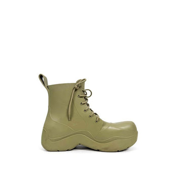 BOTTEGA VENETA 男性用レースアップパドルラバーブーツ トラバーチン 155290543