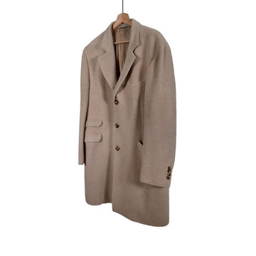 Brunello Cucinelli Men's Alpaca Wool Single Coat Ivory 54 154765255