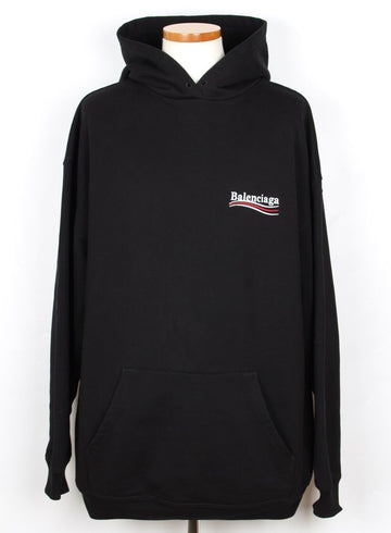 BALENCIAGA Wellenlogo gestickter Hoodie Neu M (105 110) 155487083