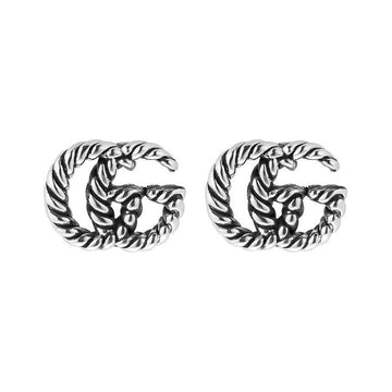 GUCCI ダブルG シルバーイヤリング 55077148