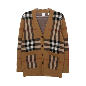 BURBERRY Willa Check Cardigan XS 155271018