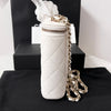 CHANEL Vanity White Caviar Chain Crossbody Bag AP2195 155499792 [P]