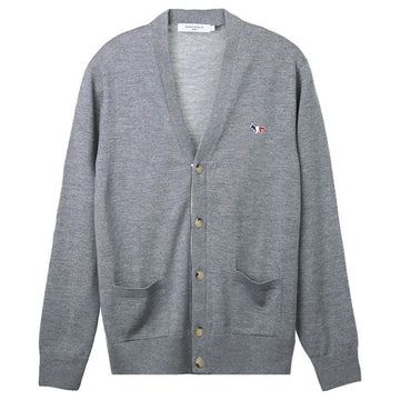 MAISON KITSUNE トリコロールフォックスウールカーディガン グレー 様式 H150 57137164
