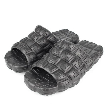 Fendi Cloud Slippers Sandals Black 8(270) 155517848