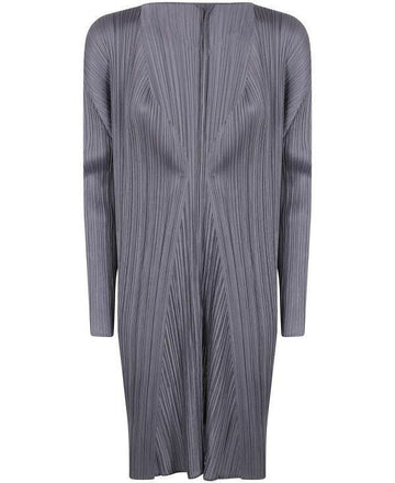 PLEATS PLEASE ISSEY MIYAKE Faltenpleated langer Cardigan PP57JA108 12 151062266