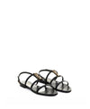 Saint Laurent Leather New Cassandra Sandals 777348 BDATT 1000 151102932 [P]