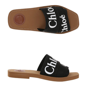 CHLOE ウッディロゴフラットミュールサンダル 25FW C22U188Z3 001 139453535