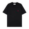 AMI Small Heart Logo Short Sleeve T-Shirt 129265549 [P]