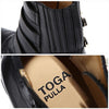 TOGA PULLA AJ006 PELLE BLACK レディース バックル アンクルブーツ 146725189 [P]