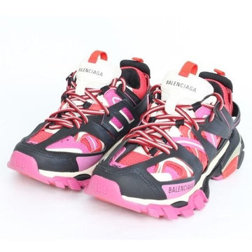 BALENCIAGA トラックシューズ スニーカー ブラック ピンク 36(230) 155524650