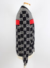 GUCCI Limitierte GG Streifen Strickjacke XS 155525089 [P]