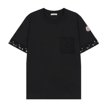 Moncler Embroidered Logo Pocket Short Sleeve T-Shirt 155525094