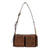 Miu Miu Utility Suede Shoulder Bag 155525099 [P]