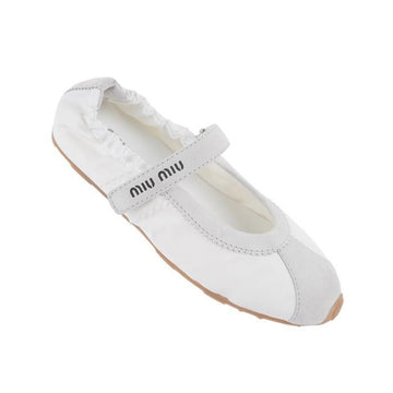 MIU MIU Technische Wildleder Ballerinas 155525101