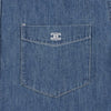 CELINE Kurzarmhemd aus Baumwoll-Denim 155525109 [P]