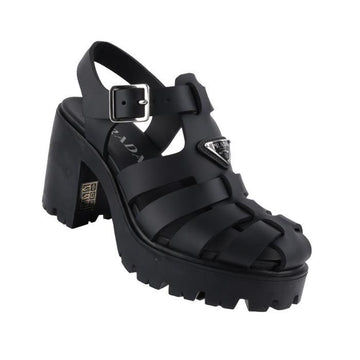 PRADA Gummi-Plattform-Sandalen 155525128