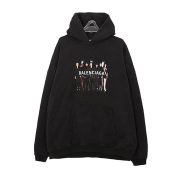 BALENCIAGA アートワークロゴパーカー Lサイズ 620973 155305168