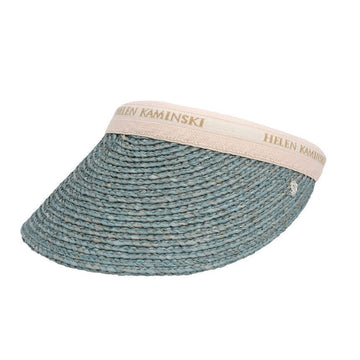 Helen Kaminski HAT50265 SGNTL Bianca Sunglasses Natural Logo Visor Women's Sun Cap 135391600