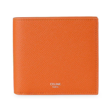 CELINE メンズグレインドコインポケット二つ折り財布(オレンジ) 10C873GJY 11OF 153494433