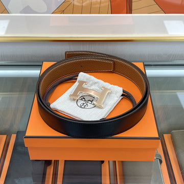 HERMES リバーシブルベルト 100 ブラック/ゴールド ピンクゴールド 32mm 155527087