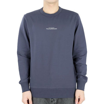 CP Company Men's Metropolis Embroidered Logo Sweatshirt (Ombre Blue) 14CMSS229A 006452W 884 54739834