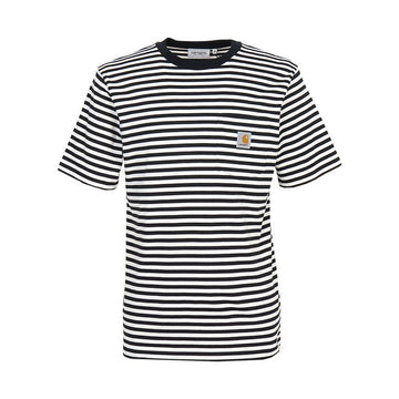 Carhartt Ezra Stripe Pocket Short Sleeve T-Shirt 155527141
