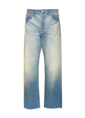AURALEE Faded Heavy Denim Weitbeinige Hose A25AP03DH 151053918