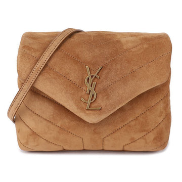 SAINT LAURENT Quilted Wildleder Toy Bag 77527341