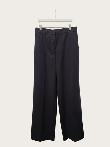 PRADA Anthrazitgraue Virgin Wool Damen-Slack-Hose 155528053