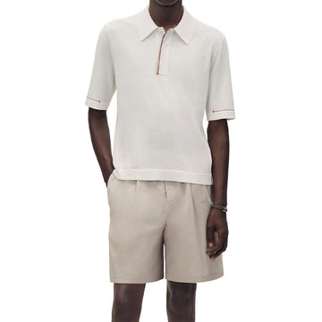 Hermes Men's Polo Shirt with Bartack Detail H657260HA90XL 155528145