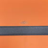 HERMES リバーシブルベルト 100 ブラック/ゴールド 金具マット 32mm 155528153 [P]