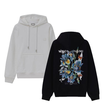 WOOYOUNGMI Blumenlogo Hoodie W261TS36 155528512
