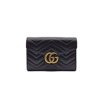 Gucci GG Marmont Matelassé Crossbody Bag (474575) L110212 155529418