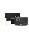 CHANEL Boy WOC Caviar Black Silver Tone (AP1117) 155529425 [P]