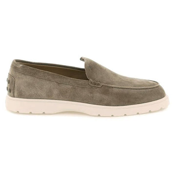 TODS T-Logo Slipper in Dunkelbeige XXM59K00040 M8W C413 150341515