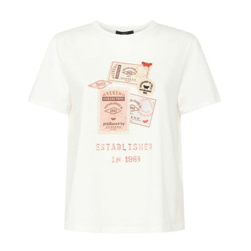 MaxMara Embroidered Logo T-Shirt White 2525976041 004 149268500