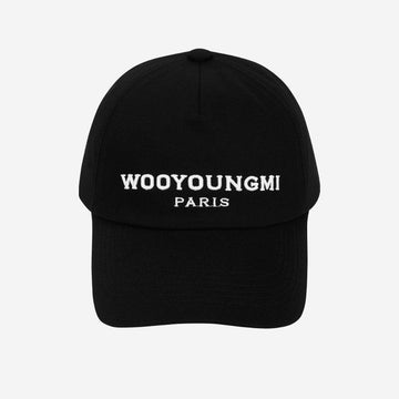 Wooyoungmi Embroidered Cap Black 26SS W261CA52 661B 154221866