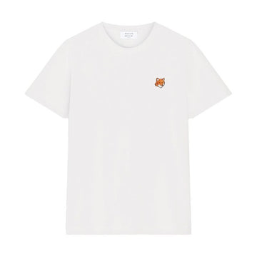 Maison Kitsune Women's Fox Head Regular T-Shirt White P100 154952019