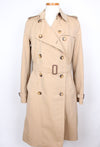 BURBERRY ダブルベルトトレンチコート ベージュ 12(M) 155541592 [P]