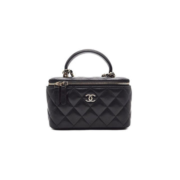CHANEL Lambskin Top Handle Vanity Crossbody Bag AP2199 L107294 155544291