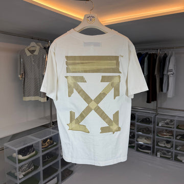 Off White Tape Arrow Short Sleeve White 155544883