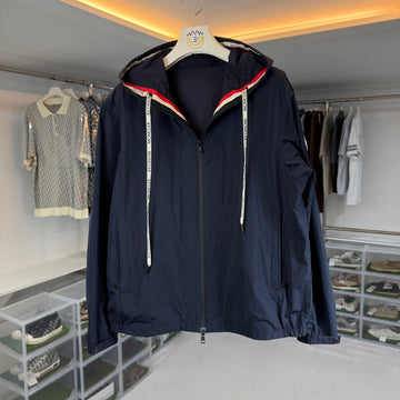 MONCLER カーレス ビッグワッペン ウインドブレーカー ネイビー 155544911